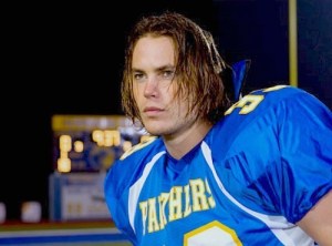Taylor Kitsch as Tim Riggins in the television show Friday Night Lights.