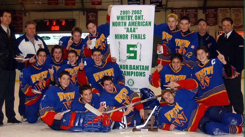 Neal and I playing for Whitby Minor Bantam AAA for the 2001-02 season.