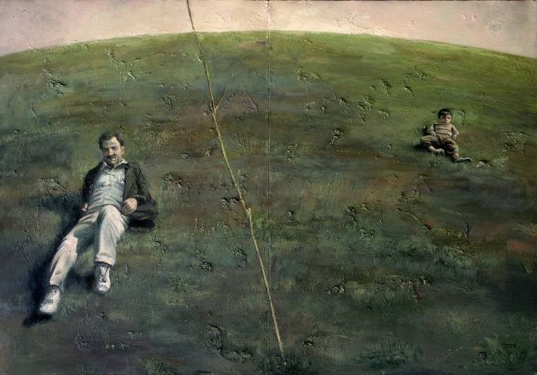 Father and Son (2008) by Bahram Gonche pour: To any young boy, is there really a difference between losing a father and being separated constantly from one?