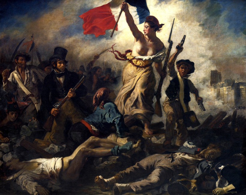 Liberty Leading the People (1830) by Eugène Delacroix: We will unite (and separate) under flags, skin colour, religion, and sexuality - but not our suffering.